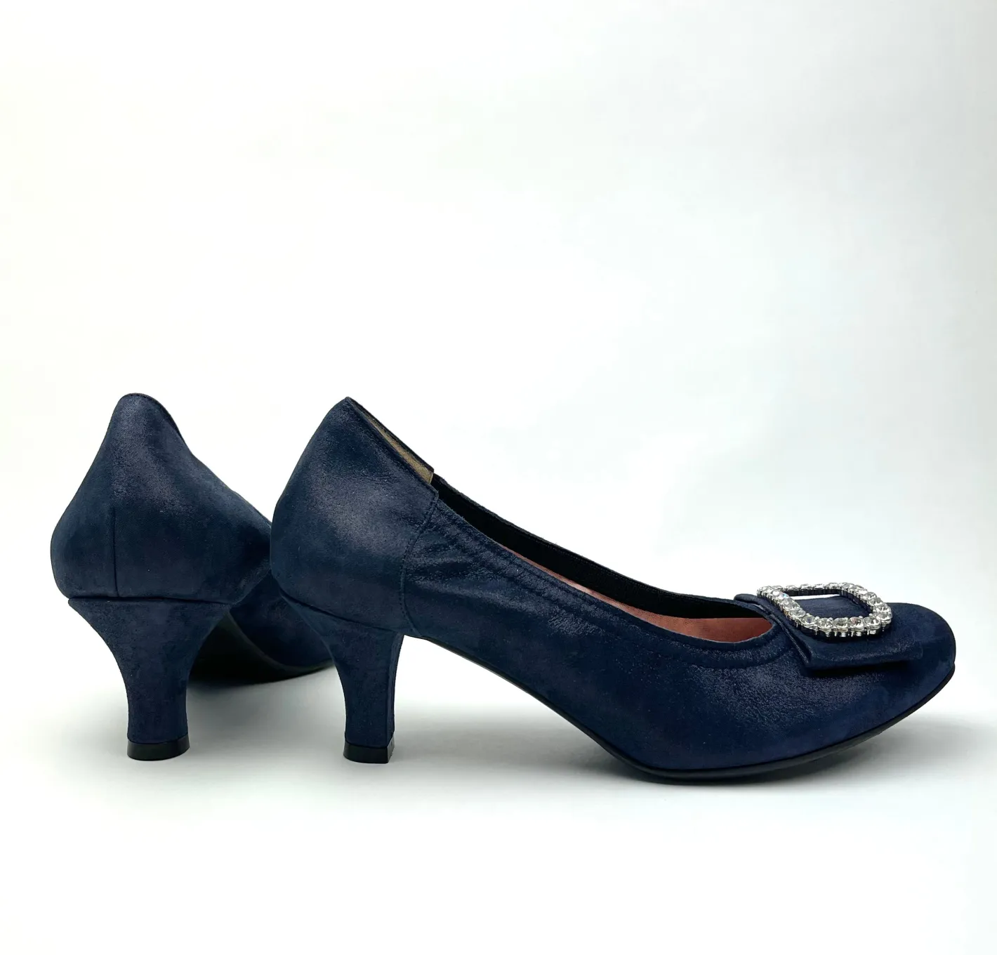 le_babe__s_navy_diamonte__2.webp Le Babe - 3037S3 Navy Diamonte Kitten Heel Court*