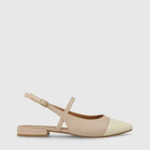 Lodi - AMB5327 Cream & Taupe Slingback
