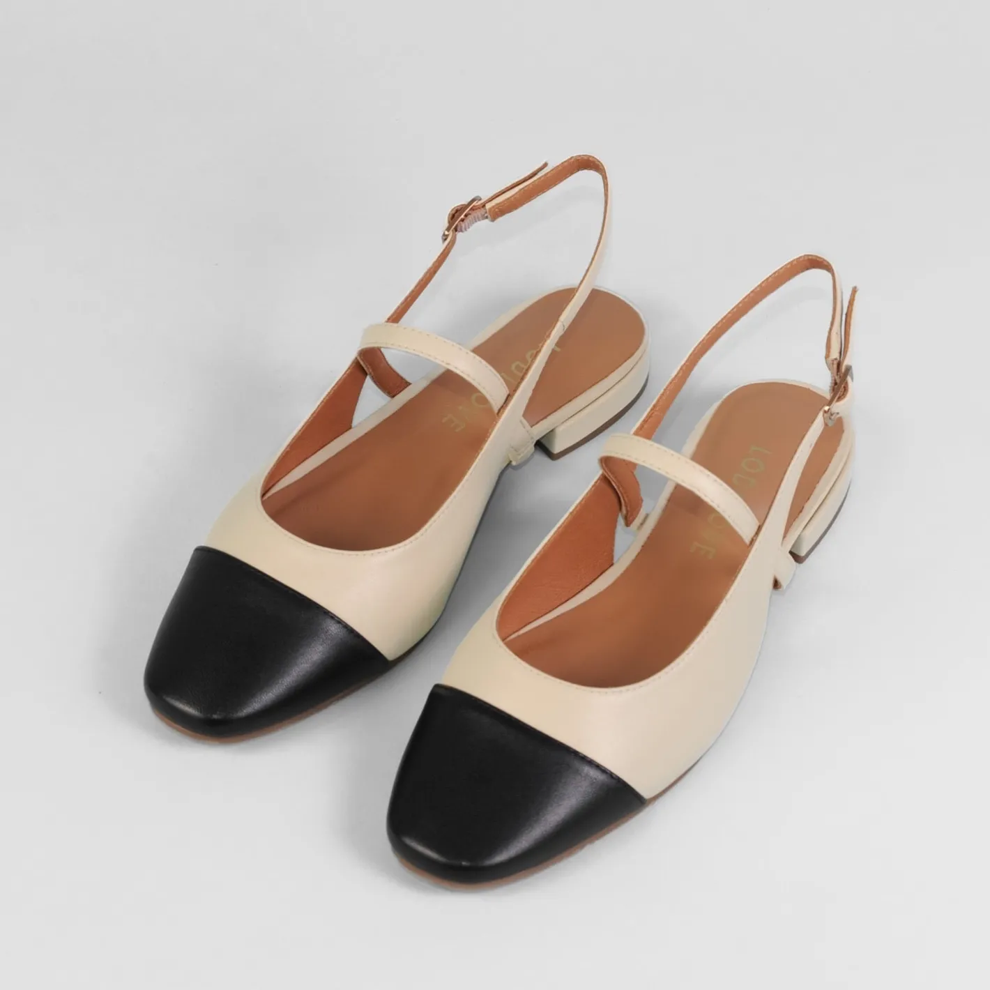 lodi__amb_ivory_amp_black_3.webp Lodi - AMB5327 Ivory & Black Sling Back