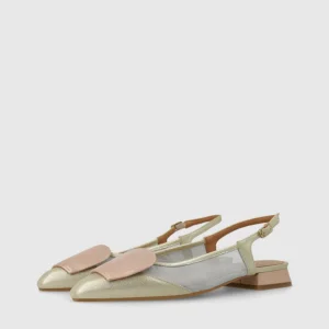 Lodi - BRO5264 Beige Gold and Blush Slingback