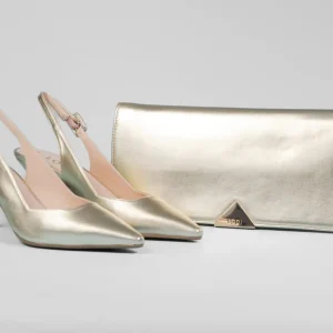 Lodi - Gold Clutch Bag**