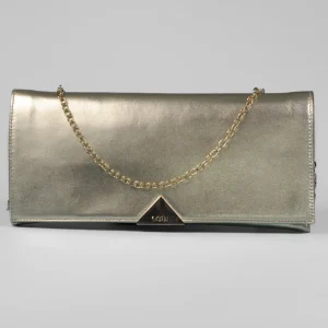 Lodi - Gold Clutch Bag**