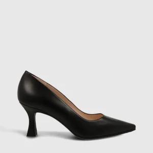 Lodi - Jona Black Leather Court Shoe