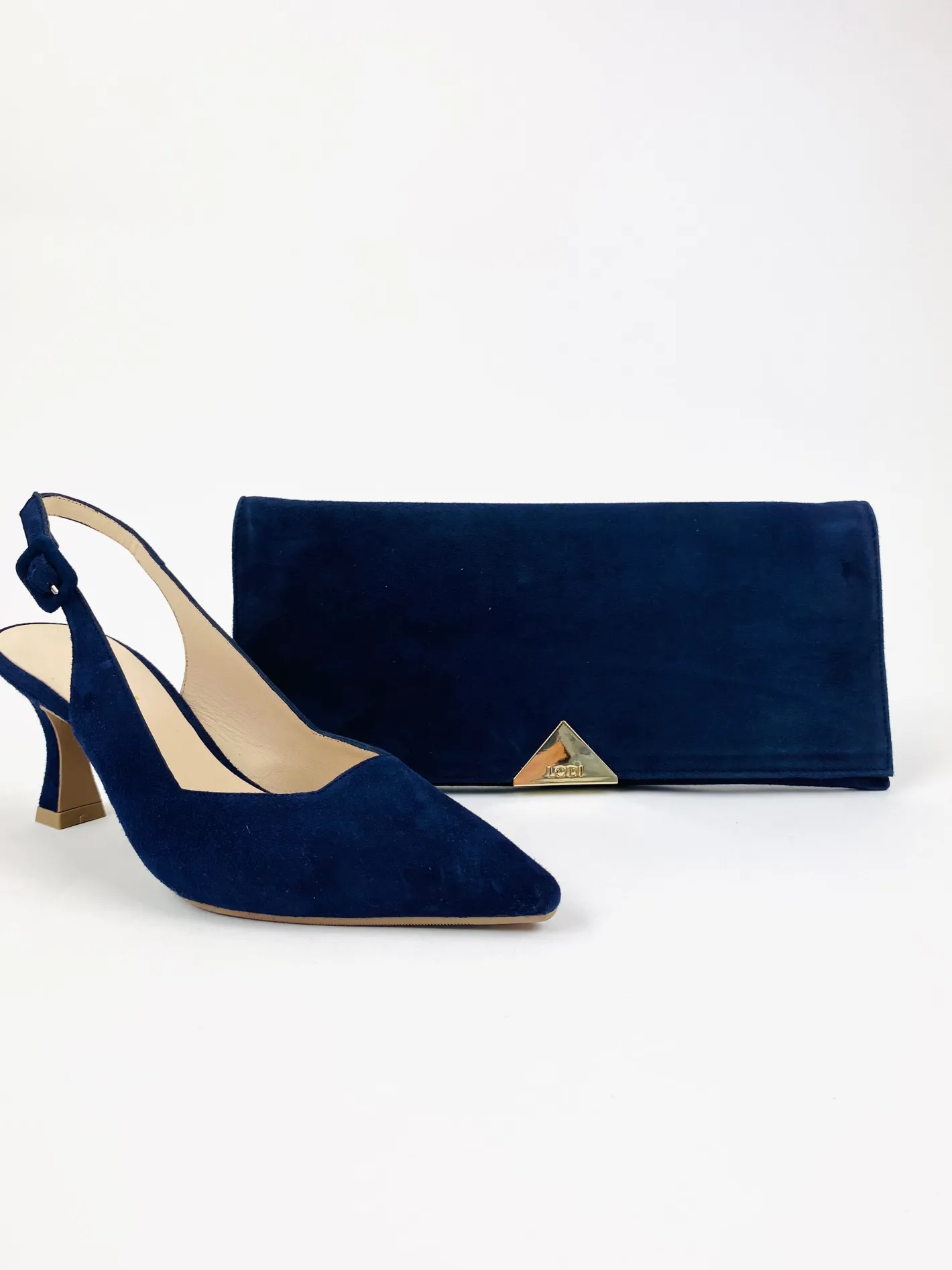 lodi__juco_navy_suede_kit_5.webp Lodi - Juco Navy Suede Kitten Heel Slingback*