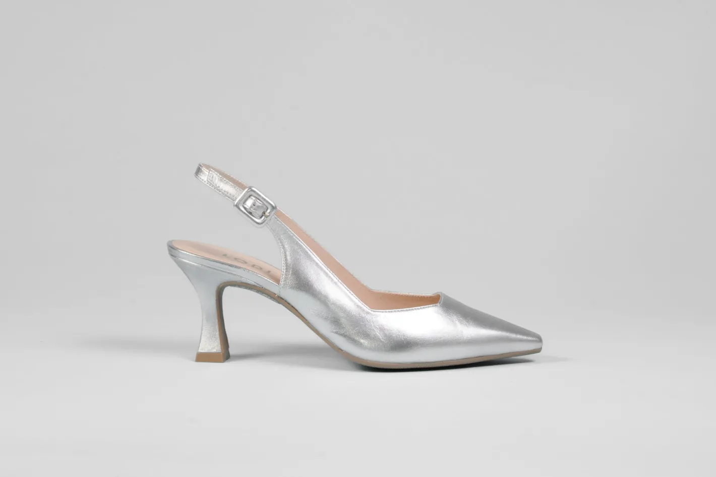 lodi__juco_silver_slingba_0.webp Lodi - Juco Silver Slingback with a kitten heel