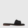 Lodi - NU5507 Black Rafia Slide