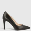 Lodi - Rabot Black Leather Court Shoe