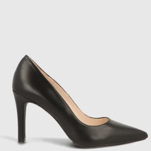 Lodi - Rabot Black Leather Court Shoe