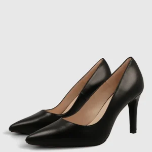 Lodi - Rabot Black Leather Court Shoe