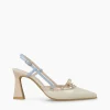 Lodi - Ramsuir Ivory Multi Slingback