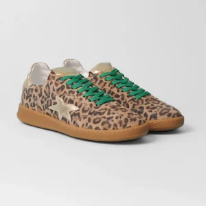 Meline - 525 R Leopard & Green Lace Trainer