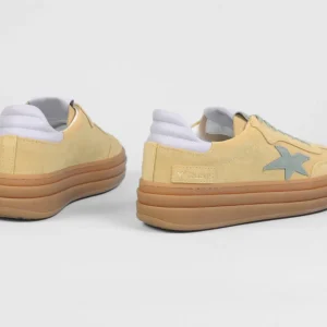 Méliné - 526 Z Yellow Multi Retro Trainer