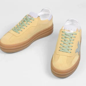 Méliné - 526 Z Yellow Multi Retro Trainer