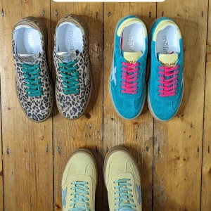 Méliné - 526 Z Yellow Multi Retro Trainer