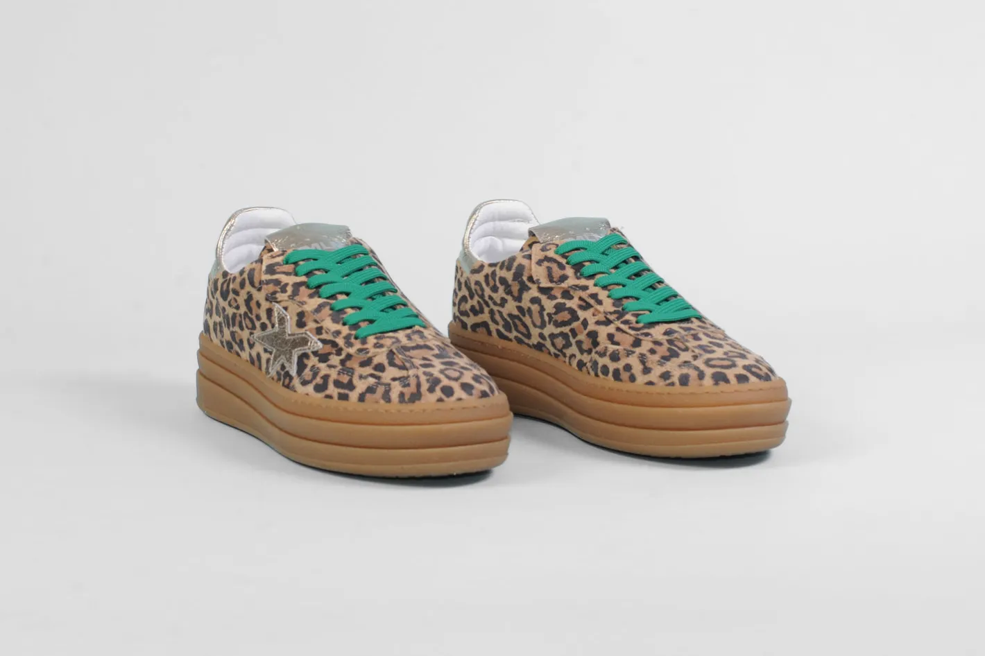 mlin___zleopard_and_green_1.webp Méliné - 525 ZLeopard and Green Platform Lace Trainers