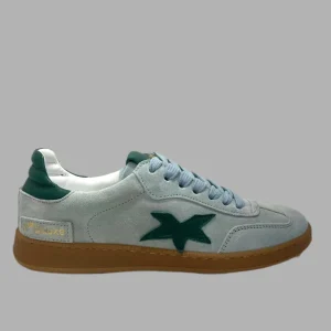 Meline Méliné - R 526 Green & Blue Retro Trainer