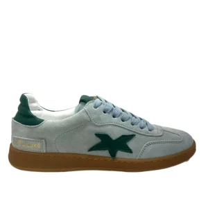 Meline Méliné - R 526 Green & Blue Retro Trainer