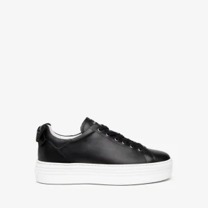 NeroGiardini - E306520D Black Bow Leather Trainer