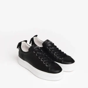 NeroGiardini - E306520D Black Bow Leather Trainer