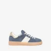 NeroGiardini - E513004D Blue Suede Retro Trainer [Preorder for March 22nd]