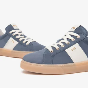 NeroGiardini - E513004D Blue Suede Retro Trainer [Preorder for March 22nd]