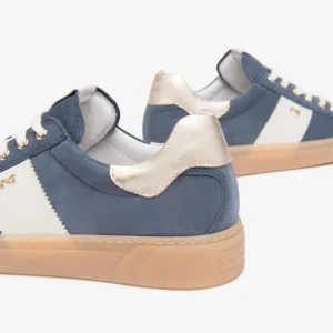 NeroGiardini - E513004D Blue Suede Retro Trainer [Preorder for March 22nd]
