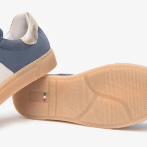 NeroGiardini - E513004D Blue Suede Retro Trainer [Preorder for March 22nd]