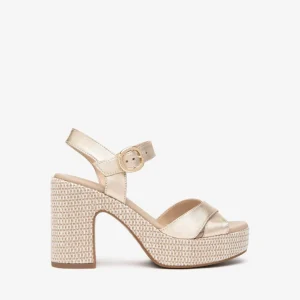 NeroGiardini - E513631D Gold Platform Heel