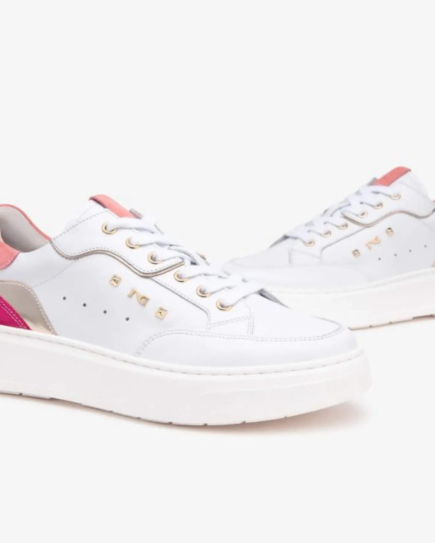 nerogiardini__ed_white_an_3-1.webp NeroGiardini - E513063D White and Pink Trainer