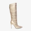 NeroGiardini - I410826DE Metallic Gold Knee High Boot [Standard Fit]