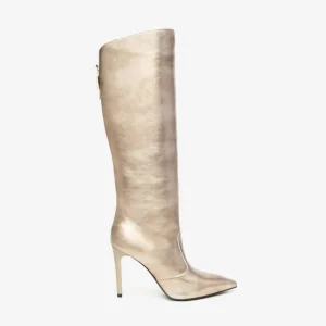 NeroGiardini - I410826DE Metallic Gold Knee High Boot [Standard Fit]