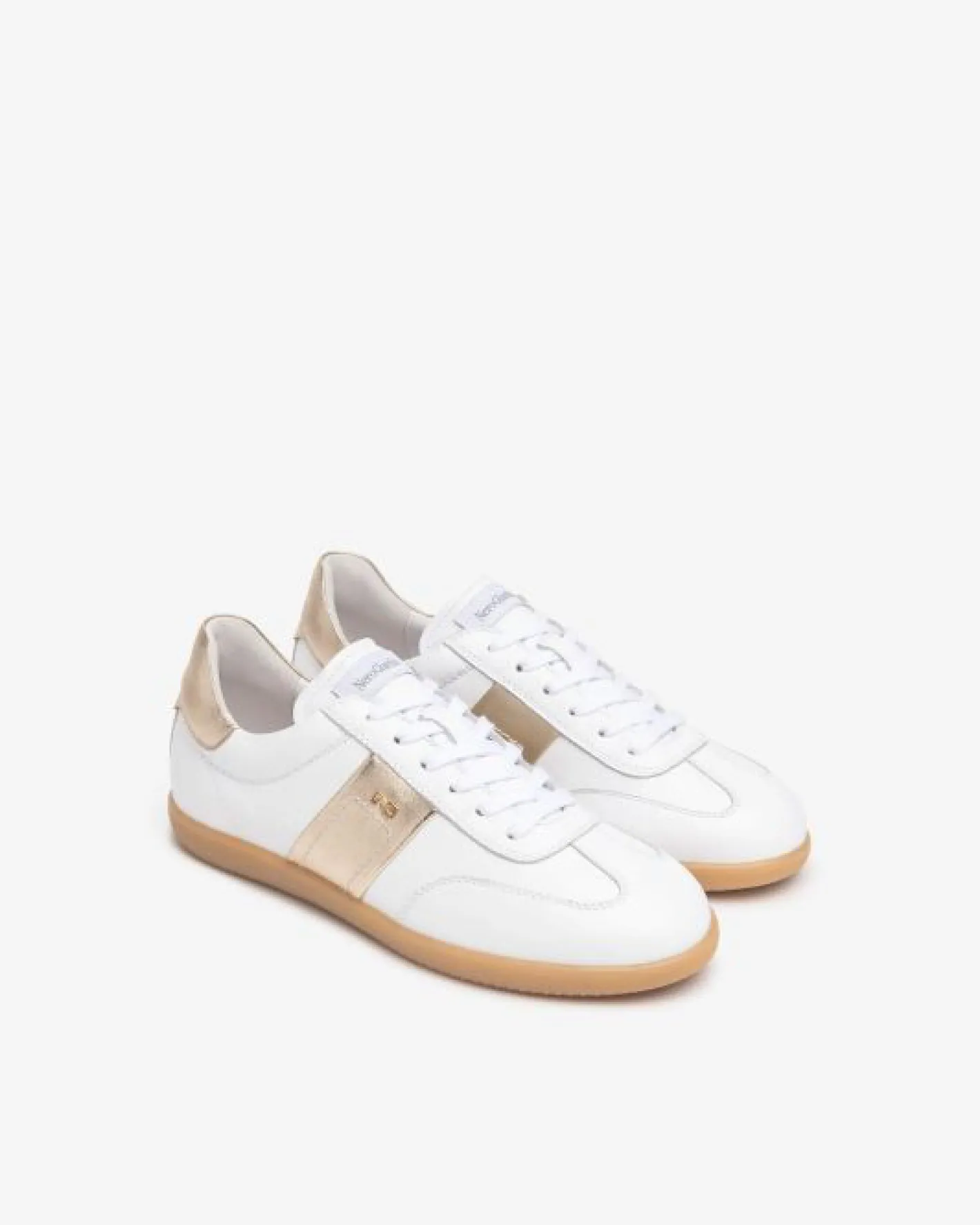 nerogiardini__white_and_g_3.webp NeroGiardini - White and Gold Retro Trainer