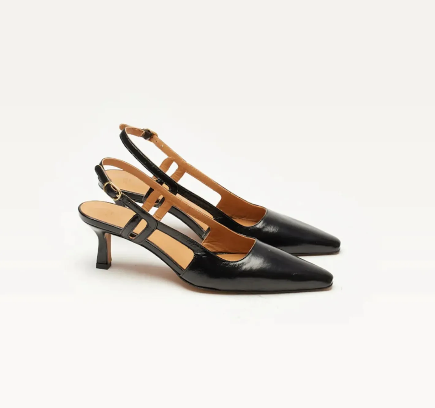 odaje__betty_black_high_s_1.webp Odaje - Betty Black High Shine Leather Slingback