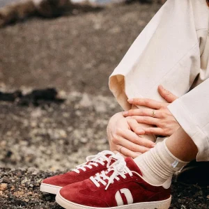 Odaje - Lucia Burgundy Retro Trainer