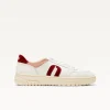 Odaje - Nora White and Burgundy Trainer