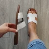 Oh My Sandals - 5580 White Slide