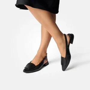 Paul Green - 6090 Black Sling Back