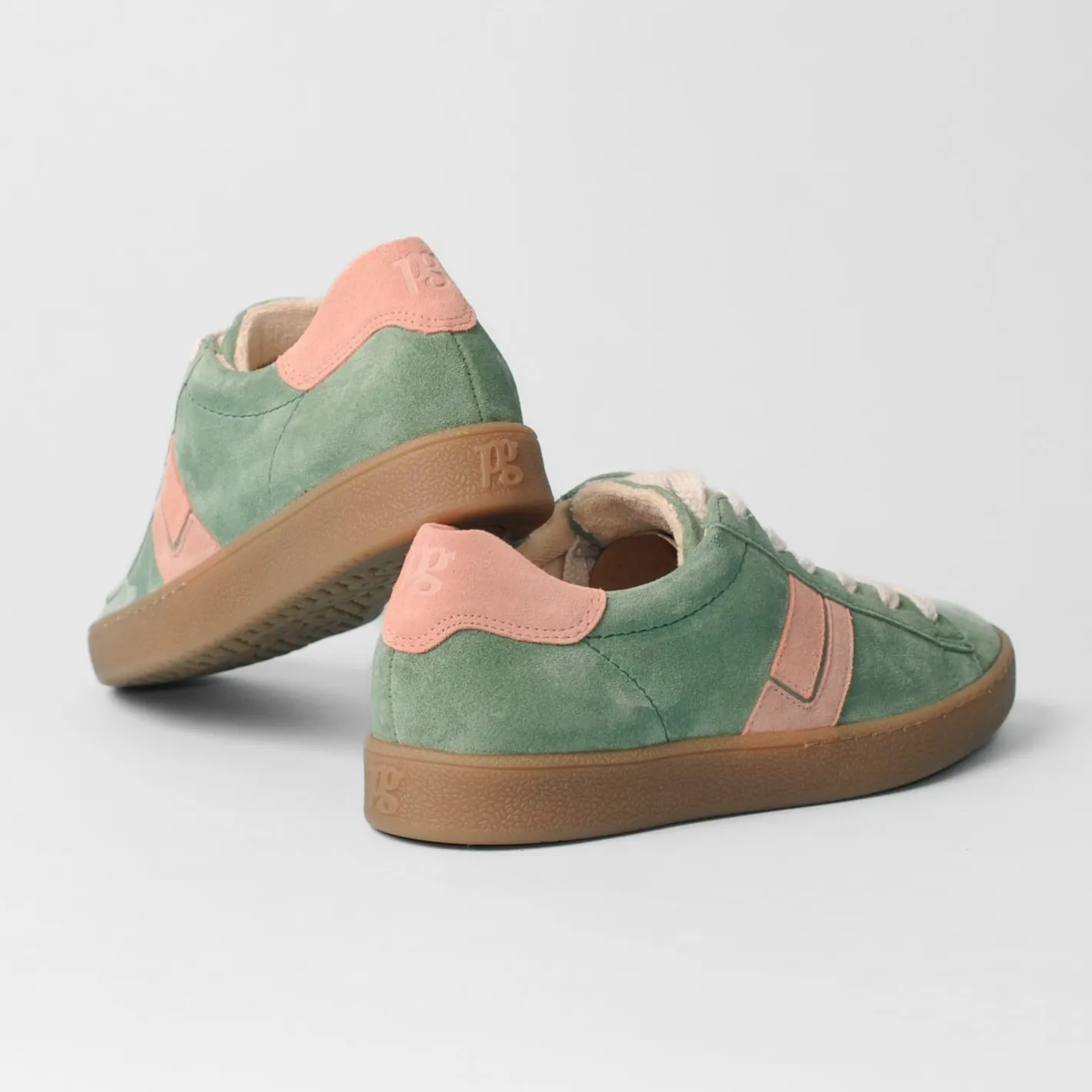 paul_green___green_and_pi_2.webp Paul Green - 5464 Green and Pink Retro Trainer
