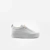 Paul Green - 5017 White Elastic Slip On Trainer*