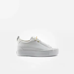 Paul Green - 5017 White Elastic Slip On Trainer*
