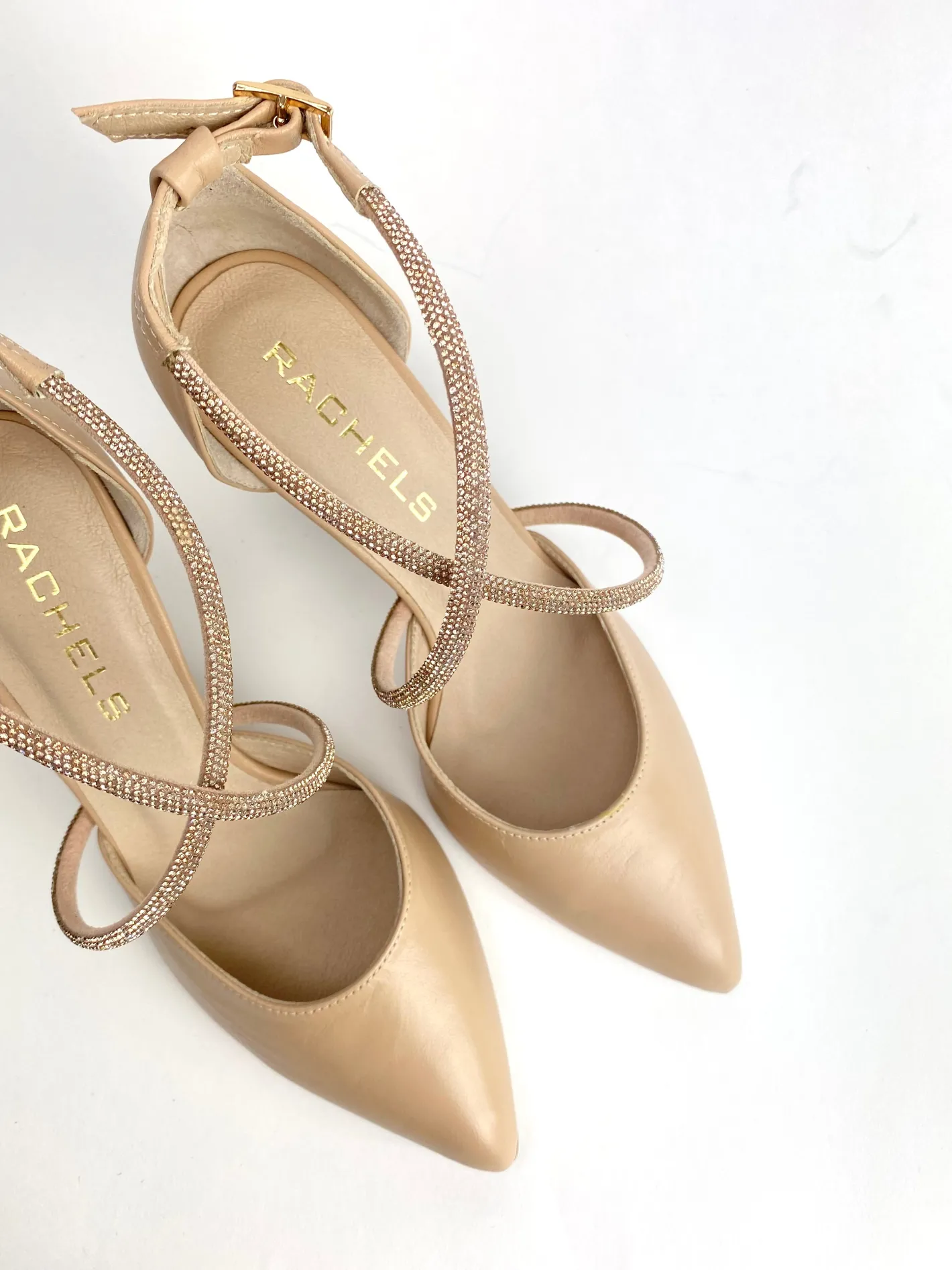 rachels__beige_with_gold__1.webp Rachel's Rachels - Beige with Gold Embellishment