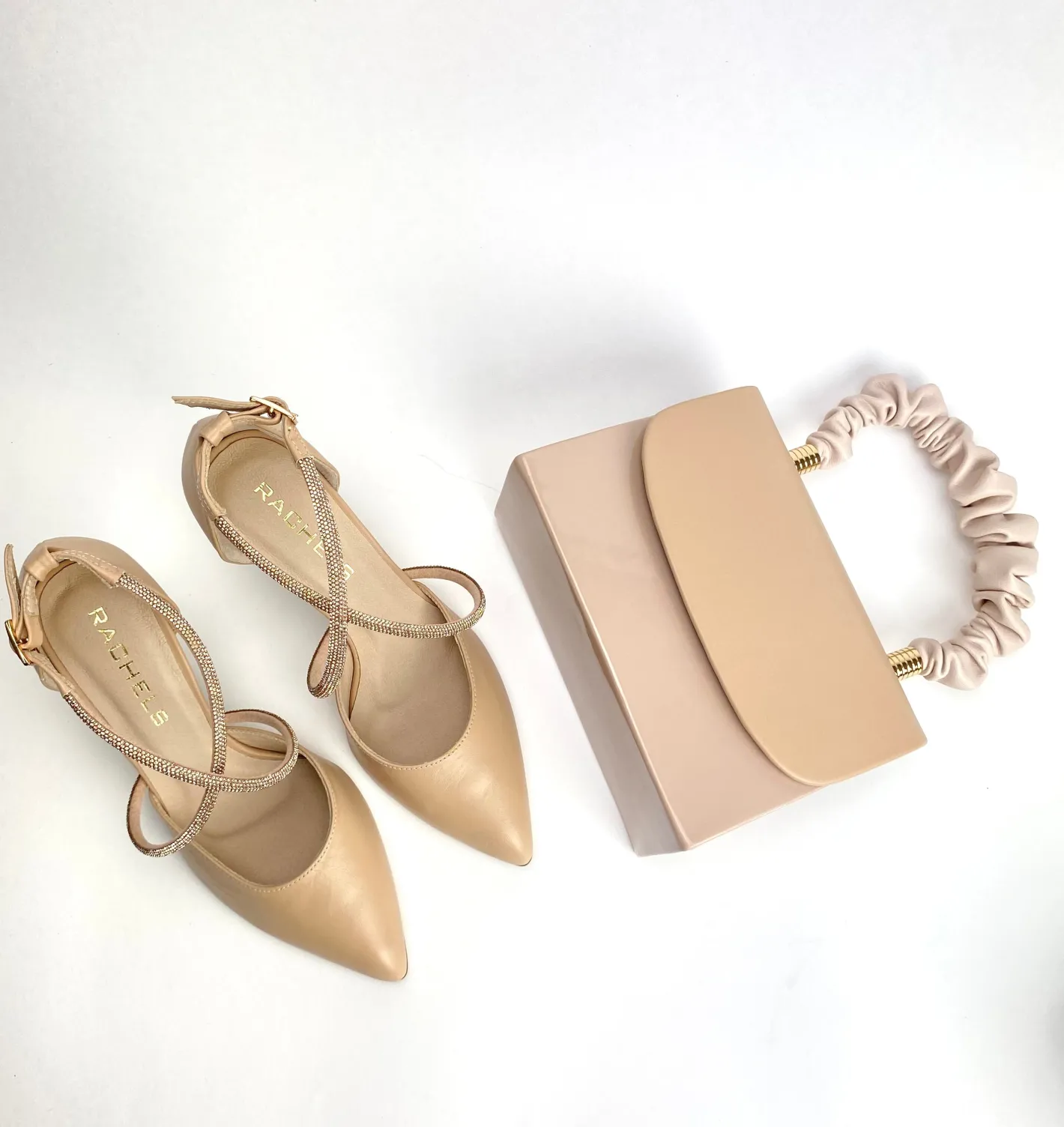 rachels__beige_with_gold__3.webp Rachel's Rachels - Beige with Gold Embellishment