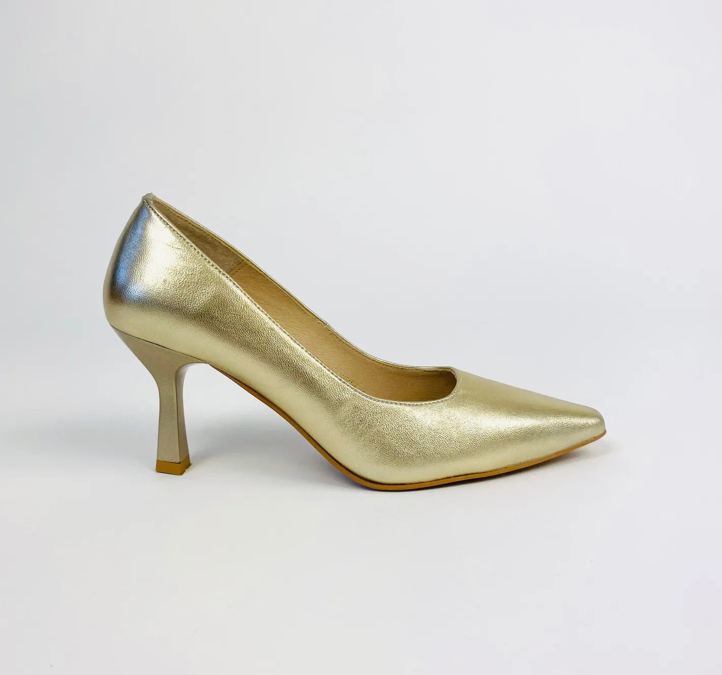 rachels__gold_court_shoe_0.webp Rachel's Rachels - Gold Court Shoe
