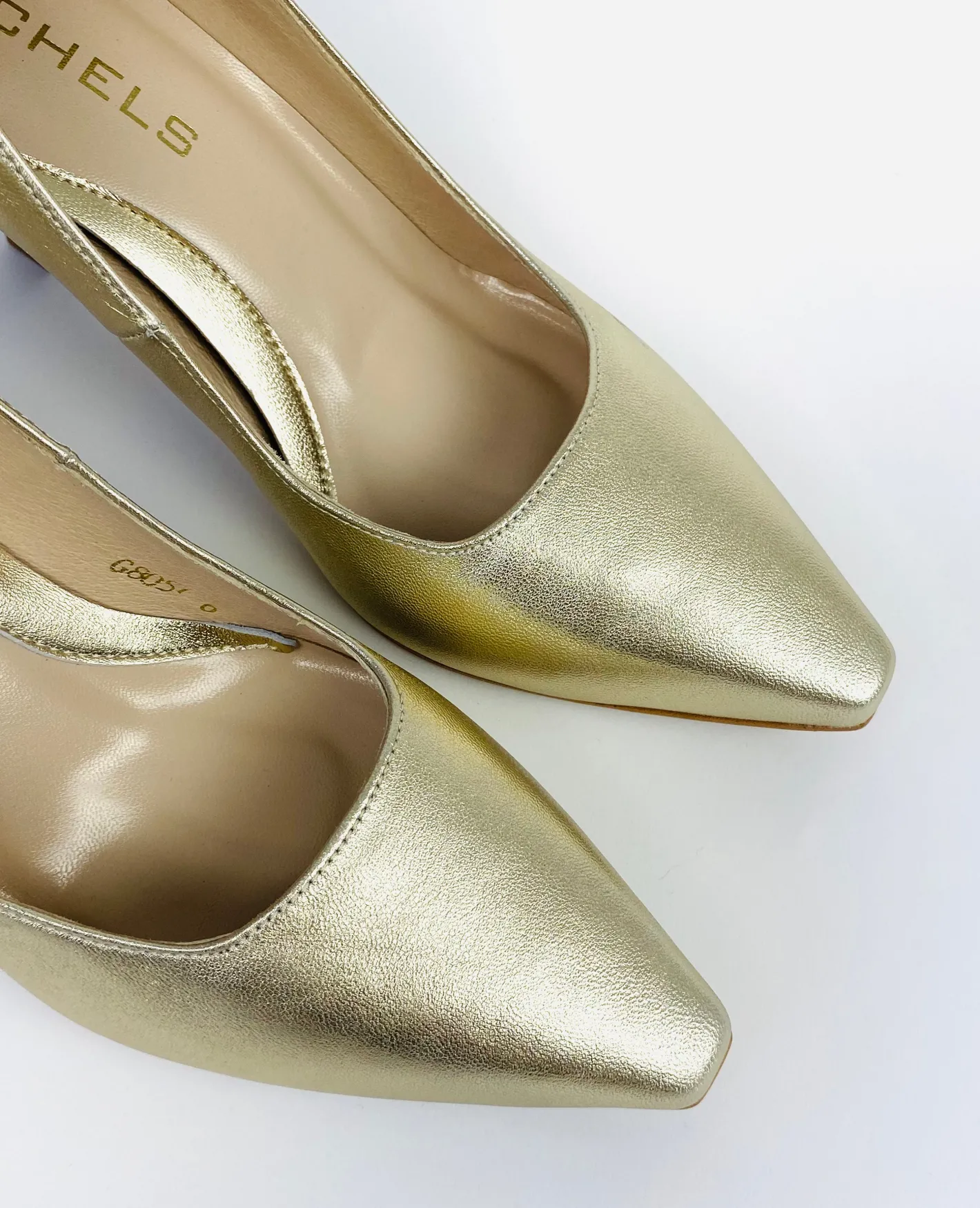 rachels__gold_court_shoe_2.webp Rachel's Rachels - Gold Court Shoe