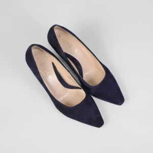 Rachel's Rachels - Navy Suede Court Shoe