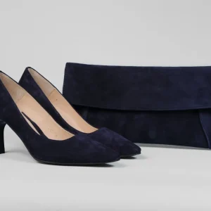 Rachel's Rachels - Navy Suede Court Shoe