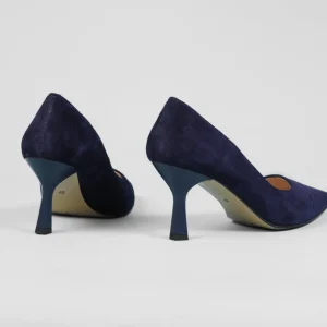 Rachel's Rachels - Navy Suede Court Shoe