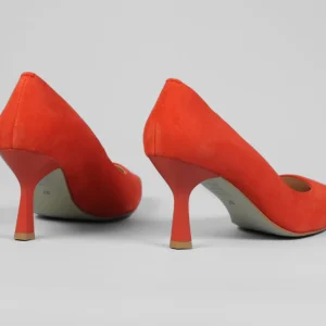 Rachel's Rachels - Orange Suede Court Shoe