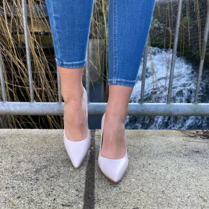 Rachel's Rachels - Pale Blush Leather Court Shoe