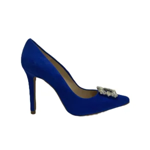 Rachel's Rachels- Cobalt Blue court shoe with diamonte